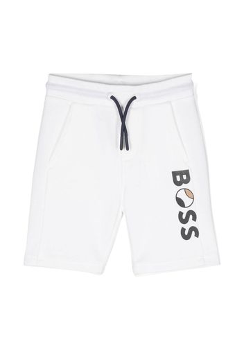 BOSS Kidswear Shorts con stampa - Bianco