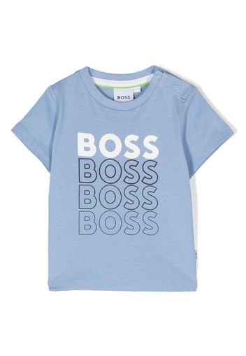 BOSS Kidswear T-shirt con stampa - Blu