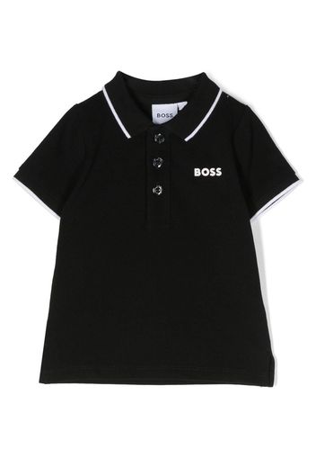 BOSS Kidswear Polo con stampa - Nero