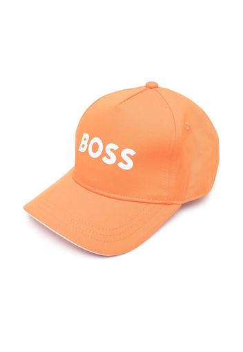 BOSS Kidswear Cappello da baseball con stampa - Arancione