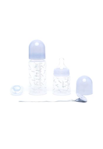 BOSS Kidswear logo-print bottle set - Blu