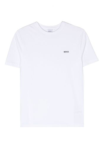 BOSS Kidswear logo print T-shirt - Bianco