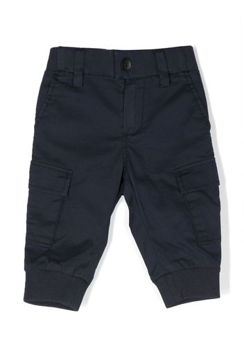 BOSS Kidswear elastic waist casual chinos - Blu