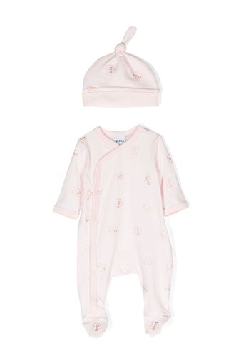 BOSS Kidswear Pigiama con stampa - Rosa