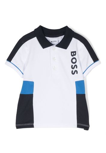 BOSS Kidswear Polo con stampa - Bianco