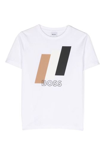 BOSS Kidswear T-shirt con stampa - Bianco