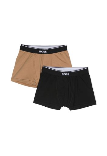 BOSS Kidswear Set di 2 paia di boxer - Nero