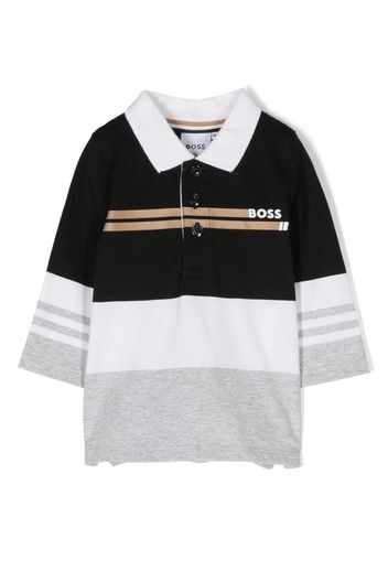 BOSS Kidswear Polo con stampa - Nero