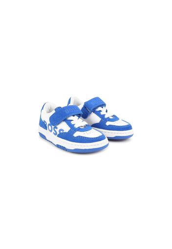 BOSS Kidswear Sneakers con logo goffrato - Blu