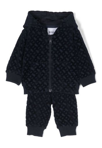 BOSS Kidswear Tuta sportiva con stampa - Blu