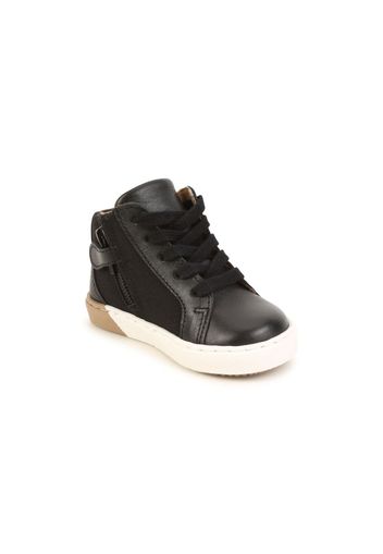 BOSS Kidswear logo-print high-top sneakers - Nero