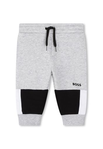 BOSS Kidswear Pantaloni sportivi con stampa - Grigio