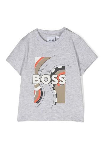 BOSS Kidswear T-shirt con stampa - Grigio