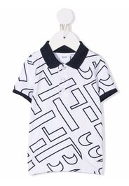 BOSS Kidswear Polo con stampa - Bianco