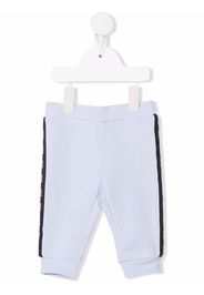 BOSS Kidswear rear logo-print leggings - Blu
