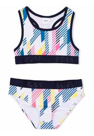 BOSS Kidswear two-piece bikini set - Bianco