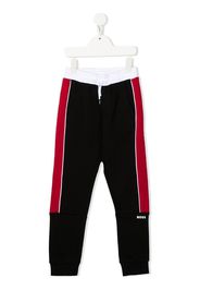 BOSS Kidswear Pantaloni sportivi con banda laterale - Nero