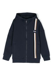 BOSS Kidswear Giacca con logo goffrato - Blu