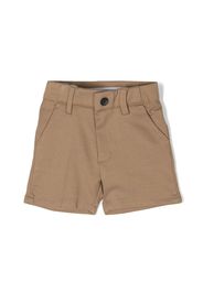 BOSS Kidswear logo-detail jersey shorts - Toni neutri