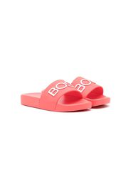 BOSS Kidswear Sandali slides con stampa - Rosa