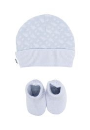 BOSS Kidswear Set slippers e cappello - Blu