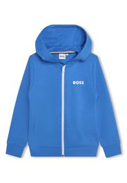 BOSS Kidswear Cardigan con cappuccio - Blu