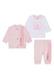 BOSS Kidswear Set con stampa - PINK PALE