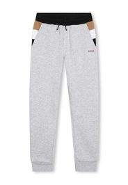 BOSS Kidswear logo-print track pants - Grigio