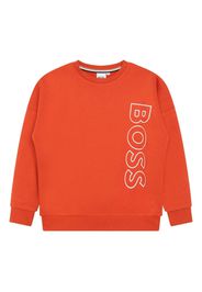 BOSS Kidswear Felpa girocollo con stampa - Arancione