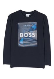 BOSS Kidswear T-shirt con stampa - Blu