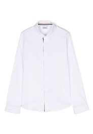 BOSS Kidswear long-sleeve button-up shirt - Bianco