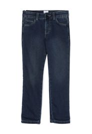 BOSS Kidswear mid-rise straight-leg jeans - Blu