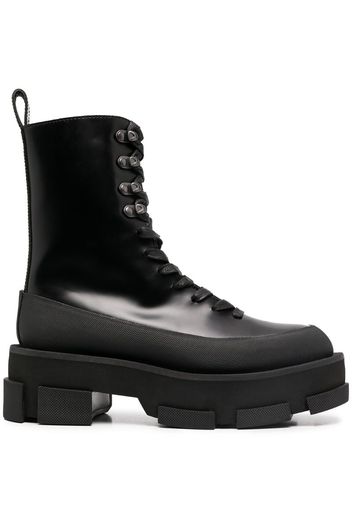 chunky combat boots