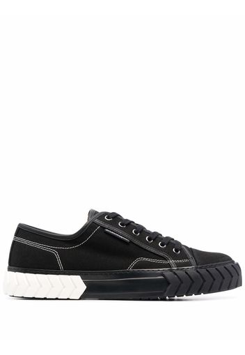 Both textured-sole sneakers - Nero