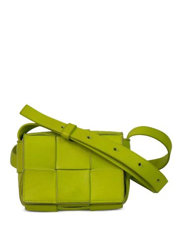 Bottega Veneta Pre-Owned mini Cassette crossbody bag - Giallo