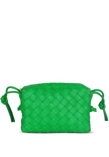 Bottega Veneta Pre-Owned Intrecciato mini Loop zipped crossbody bag - Verde