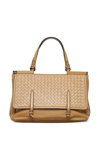 Bottega Veneta Pre-Owned Intrecciato Monaco satchel bag - Marrone