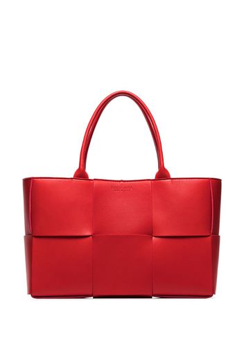 red Arco large woven tote bag