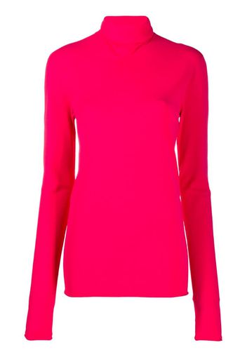 roll-neck long-sleeve top