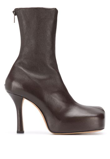 square-toe ankle boots