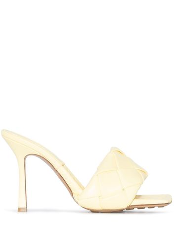 Bottega Veneta yellow Lido 90 leather sandals - Giallo