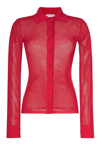 Bottega Veneta Camicia a maniche lunghe - Rosso