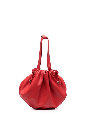 Bottega Veneta gathered-detail tote bag - Rosso
