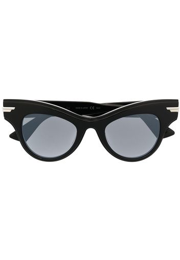 Bottega Veneta Eyewear ribbon-detail cat-eye frame sunglasses - Nero