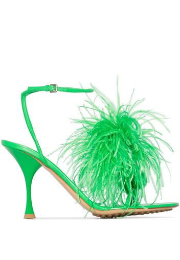 Bottega Veneta Feather dot sandals - Verde