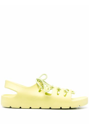 Bottega Veneta jelly lace-up sandals - Verde