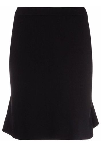 Bottega Veneta square-neck knitted mini dress - Nero