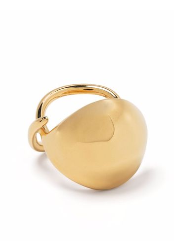 Bottega Veneta sculptured silver ring - Oro