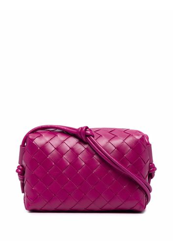 Bottega Veneta Intrecciato-weave shoulder bag - Rosa