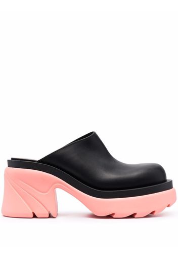 Bottega Veneta Flash platform mules - Nero